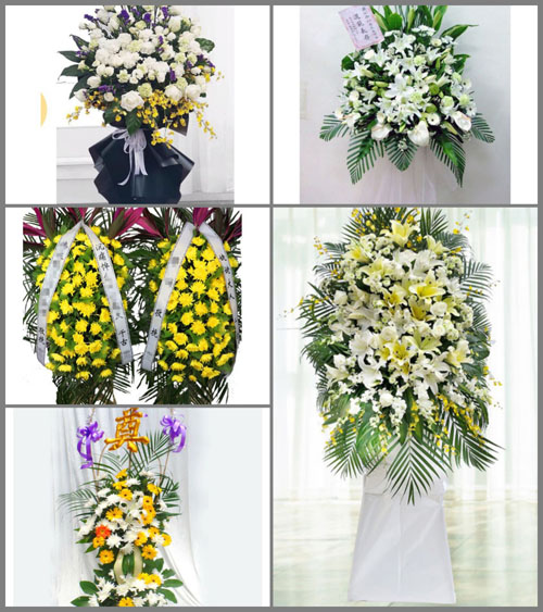 福建福州永泰县盘谷乡白事花篮预定