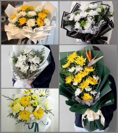 福建福州永泰县盘谷乡白事花束代送